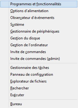 Programme et fonctionnalités