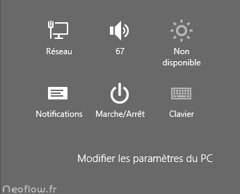 Modifier les paramètres du PC