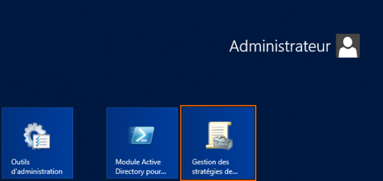 Gestion des stratégies de groupe
