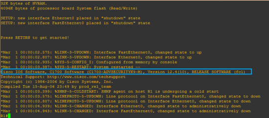 gns3 utilisation routeur cisco