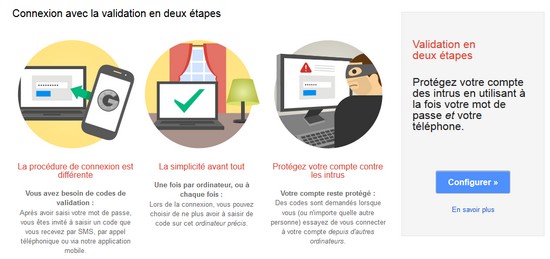 Introduction à l'authentification en deux étapes