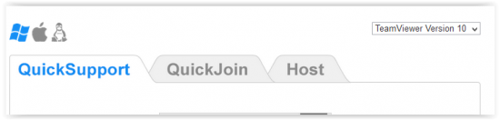 Sélection du produit, de la version et de la plateforme pour le client personnalisé customisation teamviewer