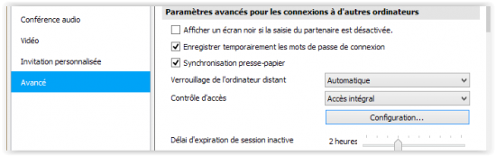 Configuration de l'expiration des sessions TeamViewer 10 teamviewer 10