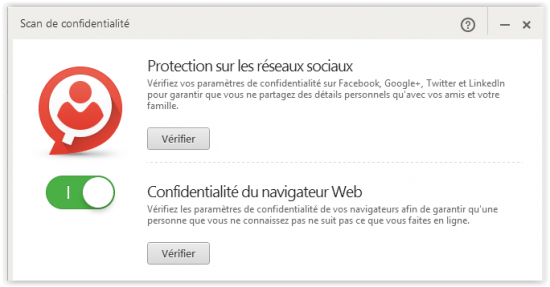 Protection sur les réseaux sociaux et du navigateur web antivirus trend micro maximum security