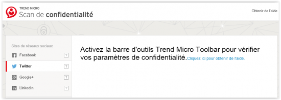 Demande d'activation de Trend Micro Toolbar trend micro maximum security antivirus