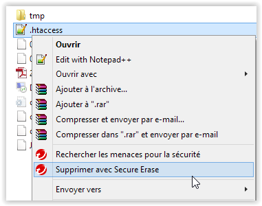 Utilisation de Secure Erase sur un fichier trend micro maximum security secure erase