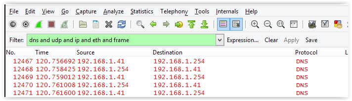 Création d'un filtre à partir de la hiérarchie des protocoles hierarchie-wireshark