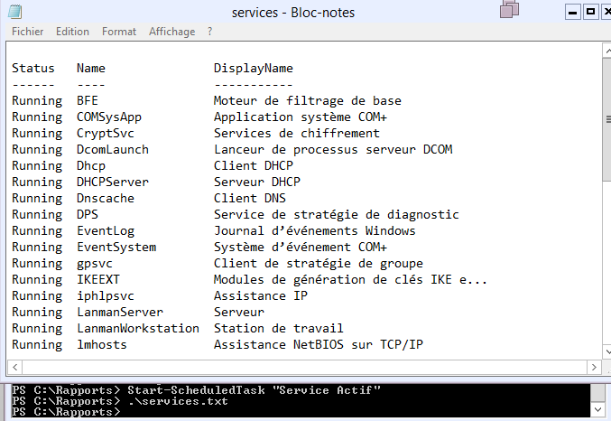 Exécuter une tâche planifiée avec Start-ScheduledTask