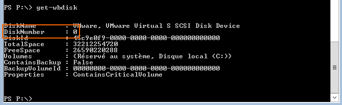 Get-WBDisk