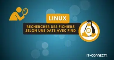 Linux - Rechercher des fichiers selon une date avec find