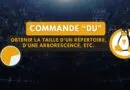 tuto linux commande du obtenir taille dossier