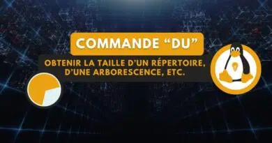 tuto linux commande du obtenir taille dossier