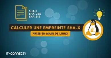 Calculer une empreinte SHA-1, SHA-256 et SHA-512 sous Linux