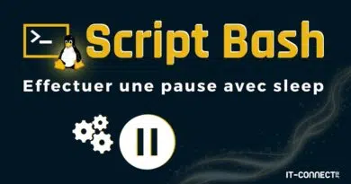 Script Bash - effectuer une pause avec la commande sleep