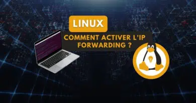 tuto linux activer ip forwarding
