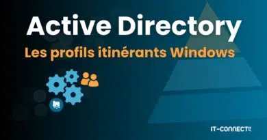 tuto profils itinérants active directory windows