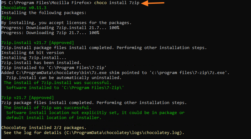 Installation d'un logiciel sur Windows Server avec Chocolatey