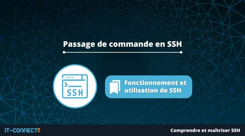 Passage de commande en SSH