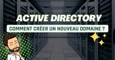 comment créer domaine active directory sous windows server