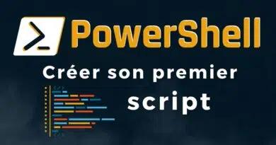 créer son premier script PowerShell