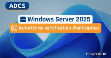 Windows Server - ADCS - Créer autorité de certification racine d'entreprise