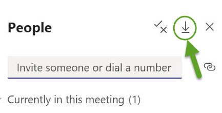 Rapport assiduité Teams