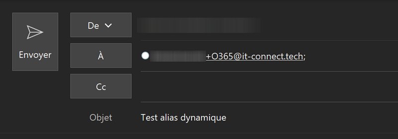 Alias dynamiques Office 365