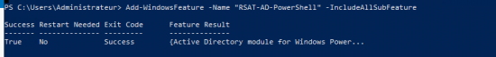 Installer le module Active Directory sur Windows 10 et Windows Server ...