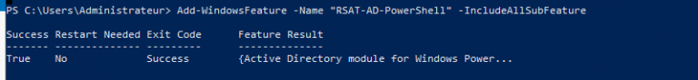 Installer le module Active Directory sur Windows 10 et Windows Server ...