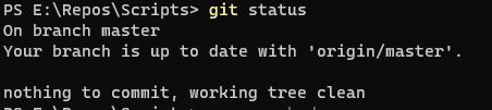 nothing to commit, working tree clean