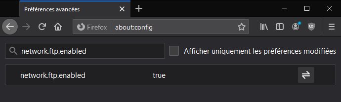 Firefox - network.ftp.enabled
