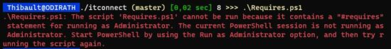 PowerShell #Requires