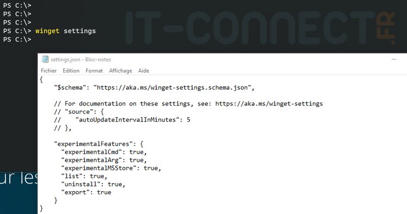 WinGet - commandes uninstall et list