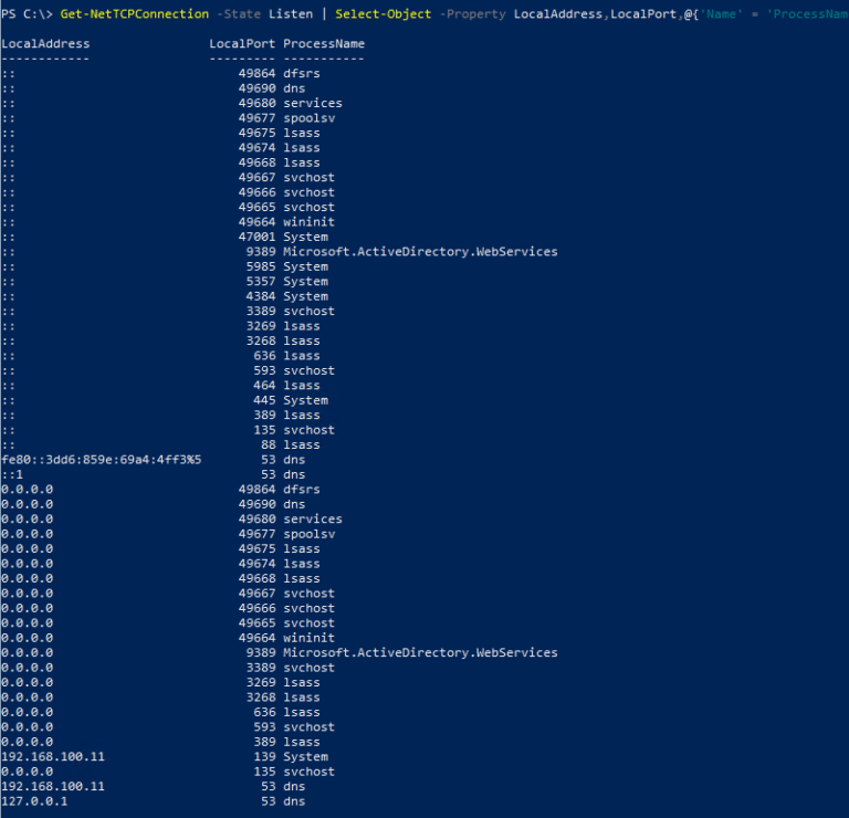 Comment lister les ports d’écoute avec Netstat et PowerShell ? ITConnect