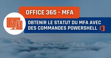 Office 365 : obtenir le statut du MFA avec PowerShell