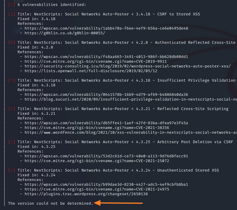 WPScan : découverte de vulnérabilités dans les plugins WordPress