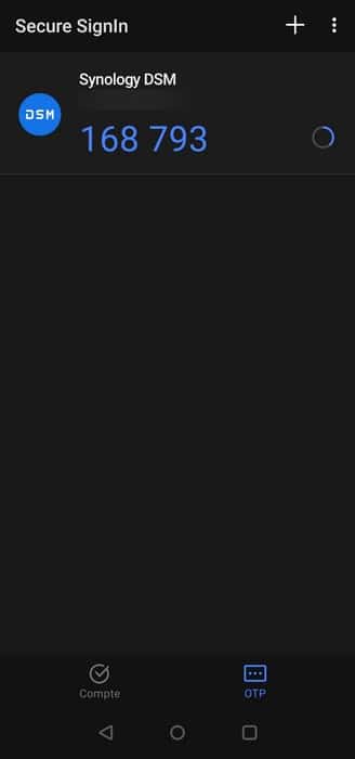 Android Synology SignIn