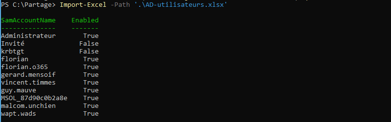 ImportExcel ou comment utiliser Excel avec PowerShell