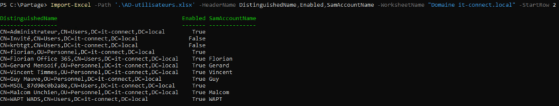 ImportExcel ou comment utiliser Excel avec PowerShell