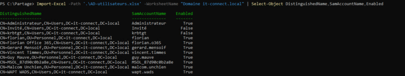 ImportExcel ou comment utiliser Excel avec PowerShell