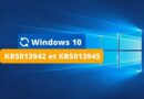 Windows 10 KB5013942 et KB5013945