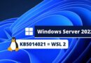 Windows Server 2022, la mise à jour de juin apporte le support de WSL 2