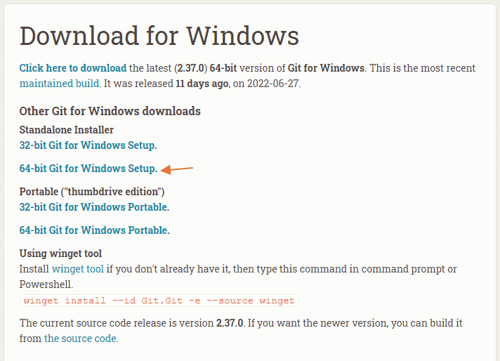 Installer Git sous Windows