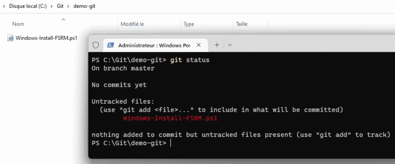 git status