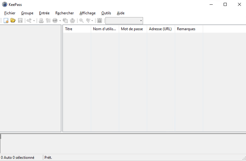 KeePass - Interface en français
