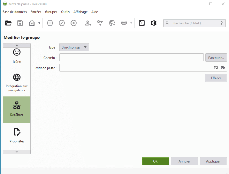 KeePassXC - KeeShare