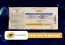 La Poste - Faux avis de passage - Arnaque 2022