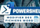 Modifier des fichiers Word avec PowerShell