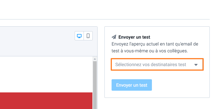 Sendinblue - Tester la newsletter