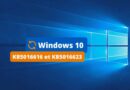 Windows 10 KB5016616 et KB5016623